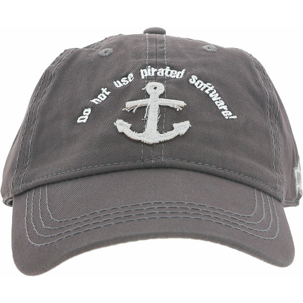 pavilion gift company Pirated Software Dark Gray Adjustable Hat