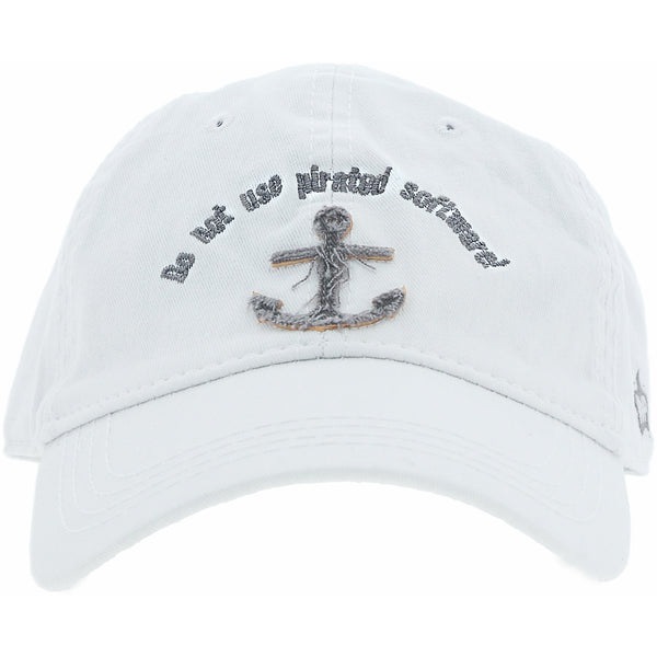 pavilion gift company Pirated Software White Adjustable Hat