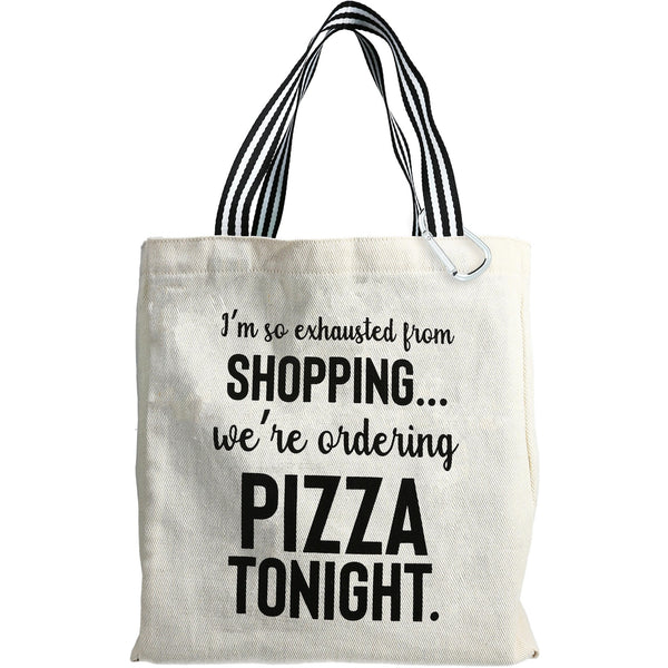 pavilion gift company Pizza Tonight 100% Cotton Twill Gift Bag