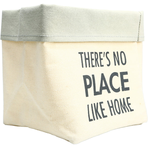 Pavilion Gift Company Place Like Home Canvas Planter Cover (Holds 6" Pot)