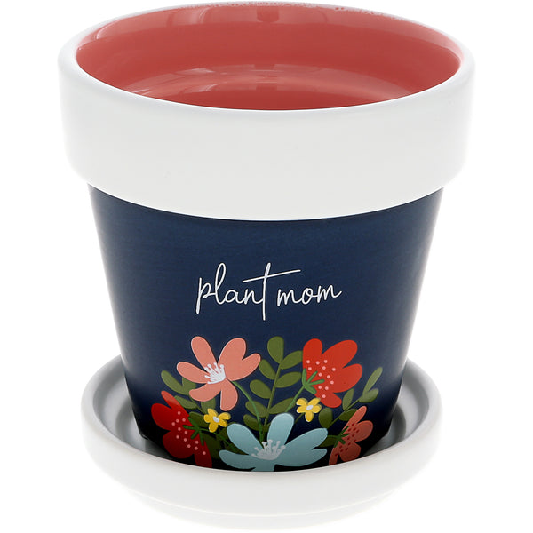pavilion gift company Plant Mom 4" Planter with Tray