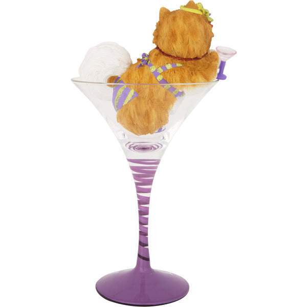 Pavilion Gift Company Pomikaze 9" Pomeranian In Glass