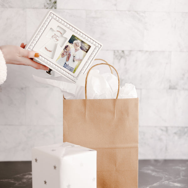 Pavilion Gift Company Pray 6.5" X 5" Prayer Box With Photo Frame (Holds 2.25" X 3.25" Photo)