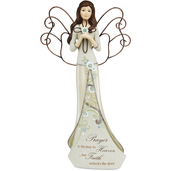pavilion gift company Prayer 12" Angel Holding Cross