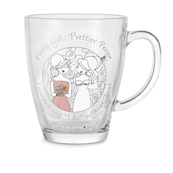 Pavilion Gift Company Pretty Girl 12.5 Oz Glass Cup