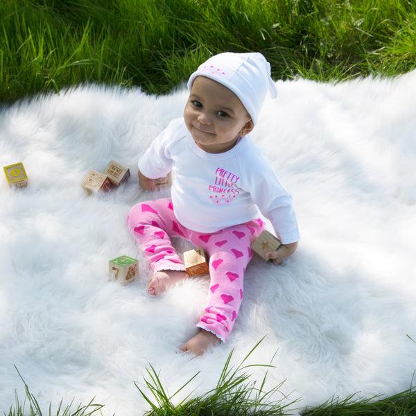 Pavilion Gift Company Princess 0-6 Months 3/4 Length Sleeve Onesie