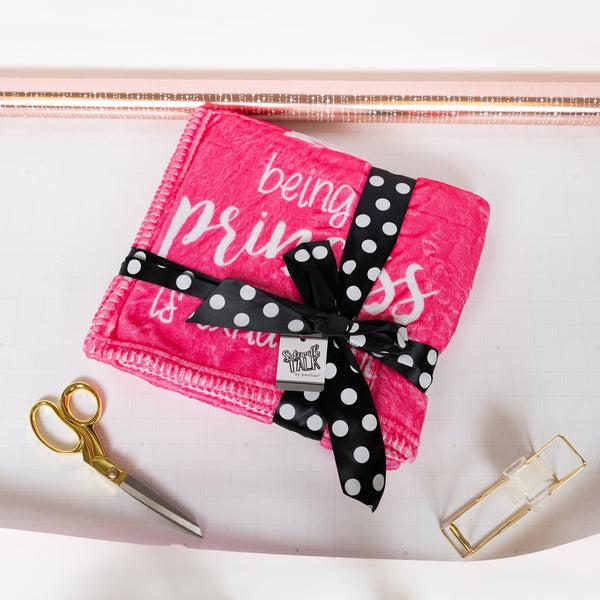 Pavilion Gift Company Princess 40" X 50" Royal Plush Toddler Blanket