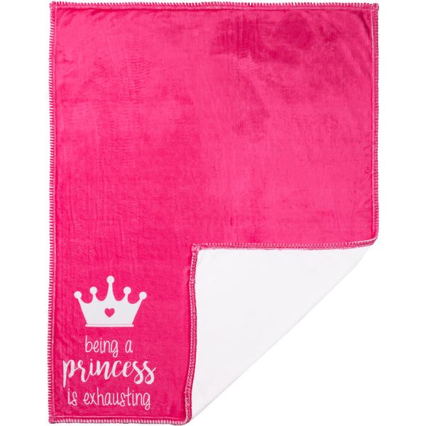 pavilion gift company Princess 40" x 50" Royal Plush Toddler Blanket