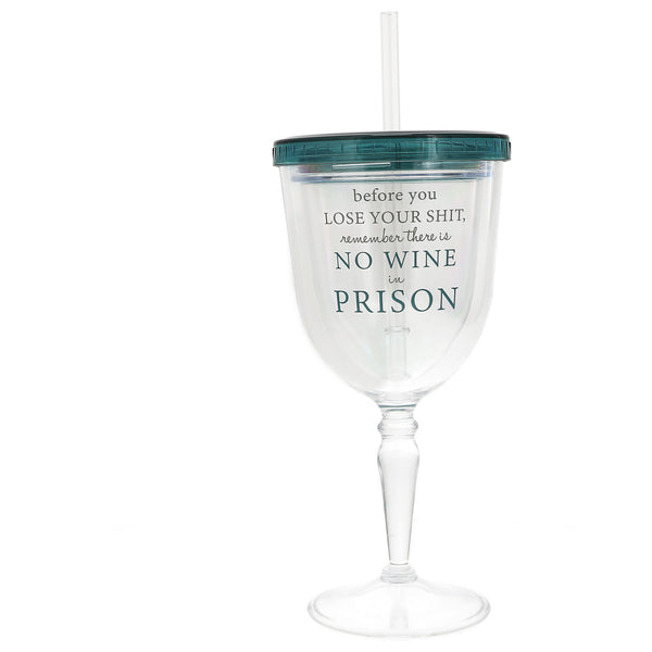pavilion gift company Prison 13 oz Acrylic Wine Tumbler
