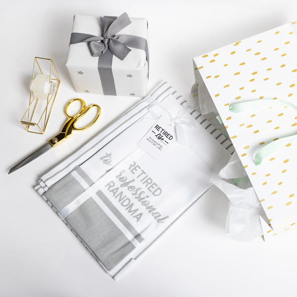 Pavilion Gift Company Professional Grandma Tea Towel Gift Set (2 - 20" X 28")