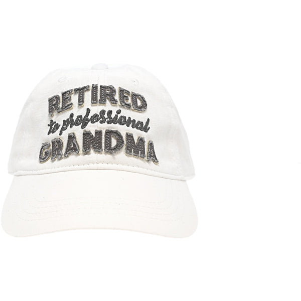 pavilion gift company Professional Grandma White Adjustable Hat