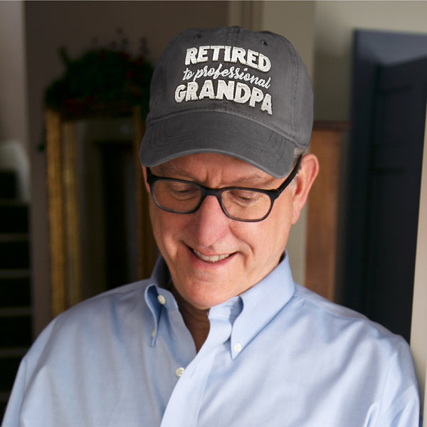 Pavilion Gift Company Professional Grandpa Gray Adjustable Hat