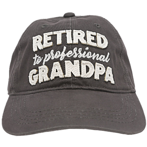pavilion gift company Professional Grandpa Gray Adjustable Hat