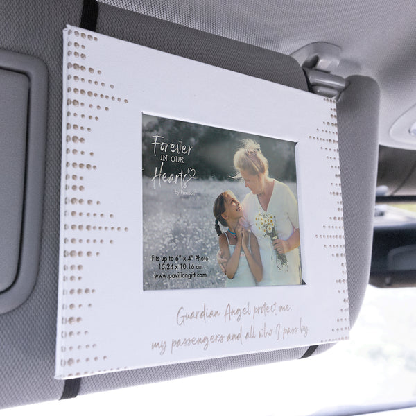Pavilion Gift Company Protect Me Visor Memorial Photo Frame (Holds 6" X 4" Photo)