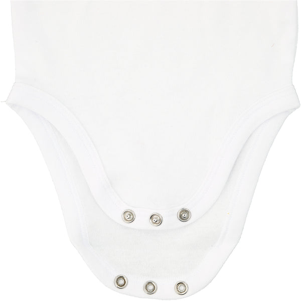 Pavilion Gift Company Protection 0-6 Months Bodysuit 3/4 Length Heathered Gray Sleeve