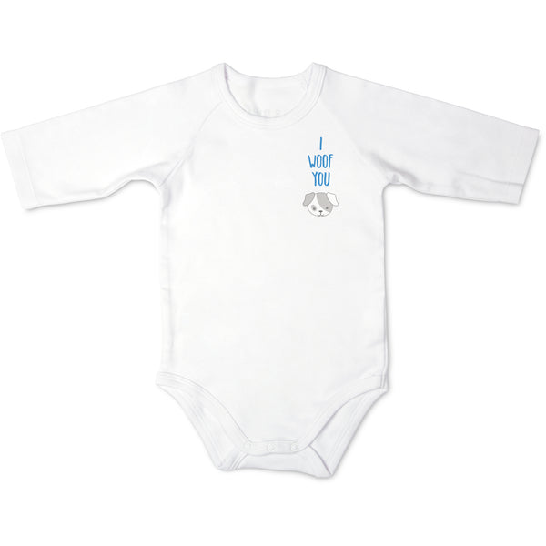 pavilion gift company Puppy 0-6 Months 3/4 Length Sleeve Onesie