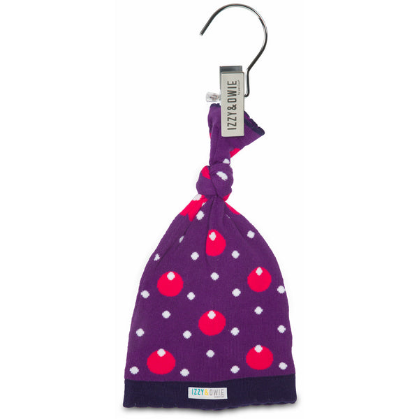 Pavilion Gift Company Purple Hippo One Size Fits All Baby Hat