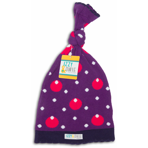 Pavilion Gift Company Purple Hippo One Size Fits All Baby Hat