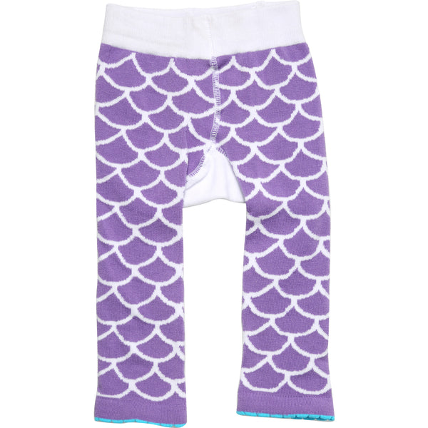 Pavilion Gift Company Purple Mermaid 6-12 Months Baby Leggings