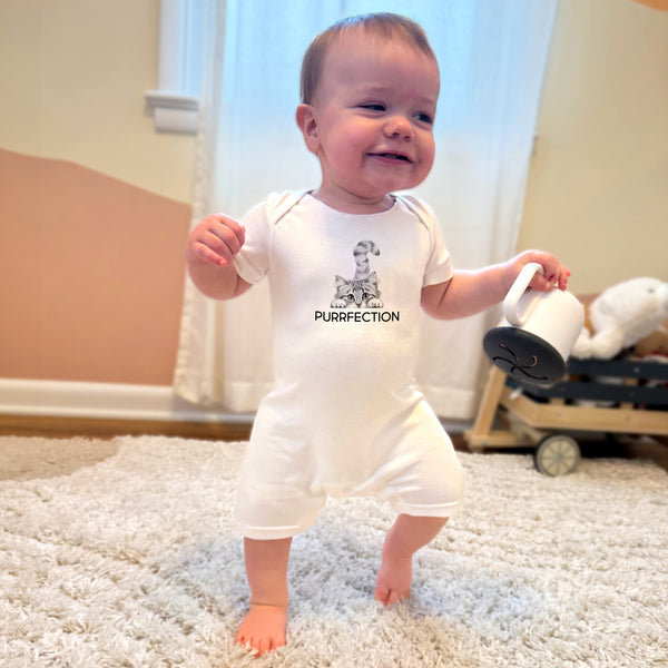 Pavilion Gift Company Purrfection 6-12 Months Romper