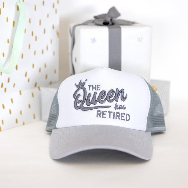 Pavilion Gift Company Queen Gray Adjustable Trucker Hats