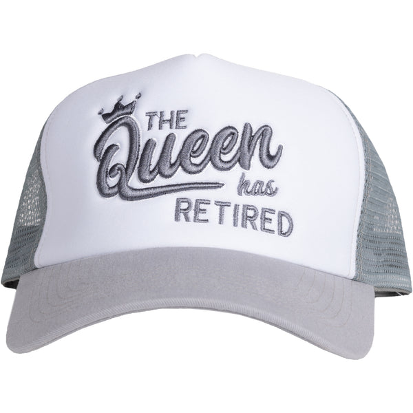 pavilion gift company Queen Gray Adjustable Trucker Hats