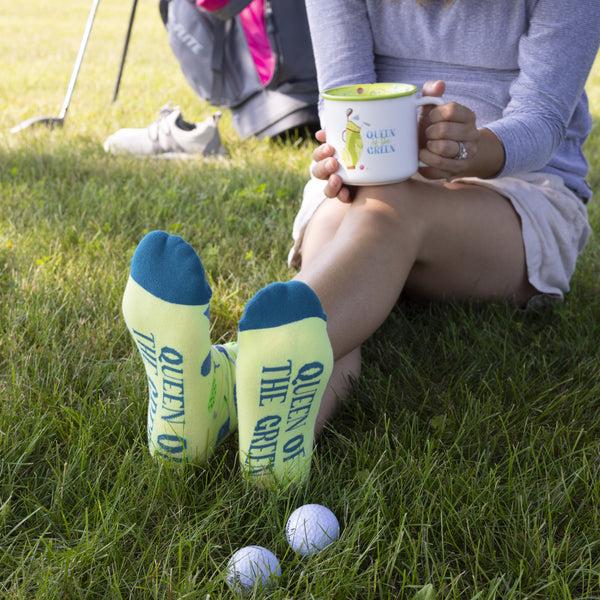 Pavilion Gift Company Queen Of The Green Women's Ankle Socks