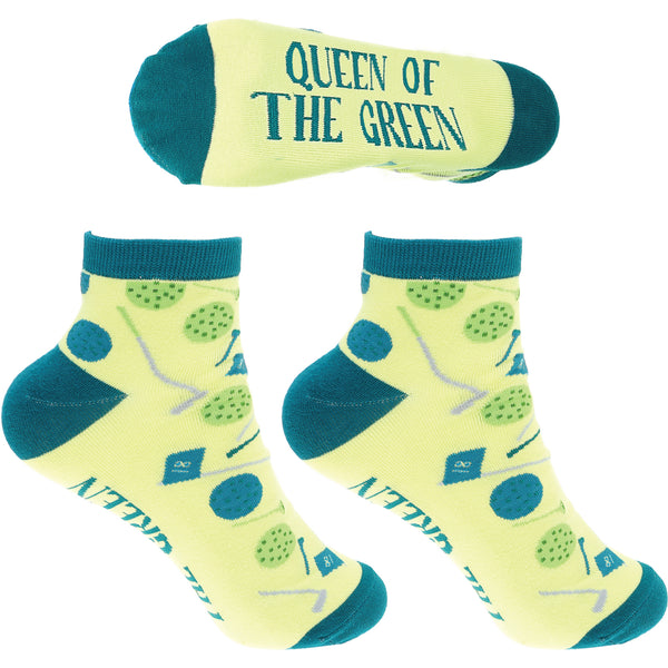pavilion gift company Queen of the Green Women's Ankle Socks