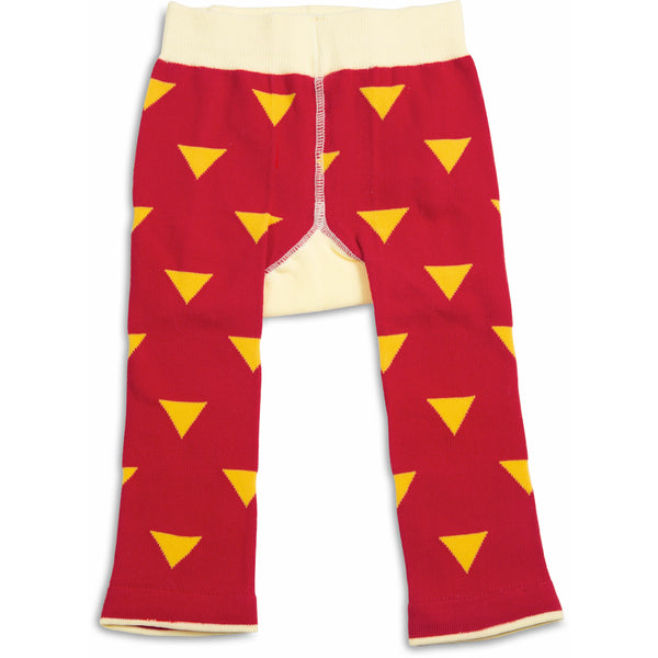 Pavilion Gift Company Red And Orange Pizza 12-24 Months Baby Leggings