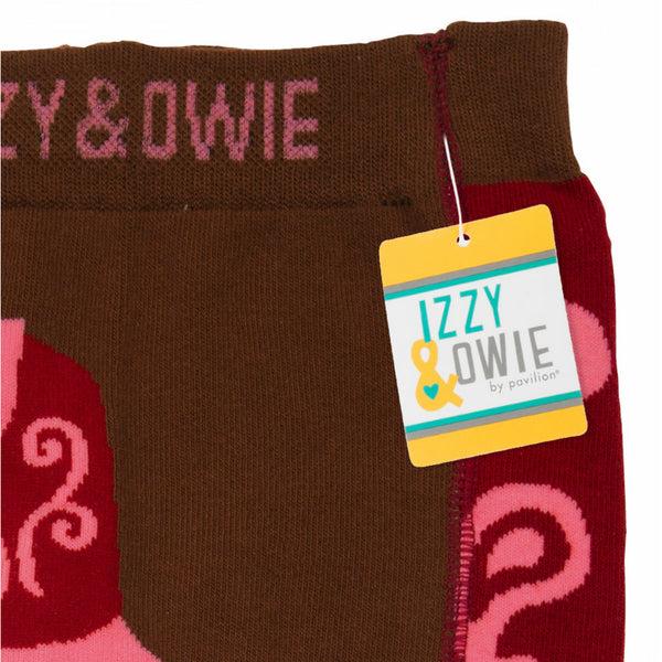 Pavilion Gift Company Red And Pink Cowgirl 6-12 Month Baby Leggings
