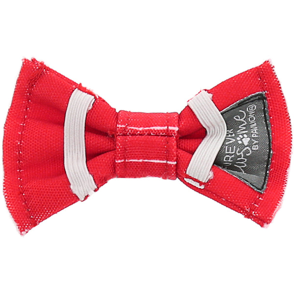 Pavilion Gift Company Red Striped 3" X 1.75" Canvas Pet Bow Tie