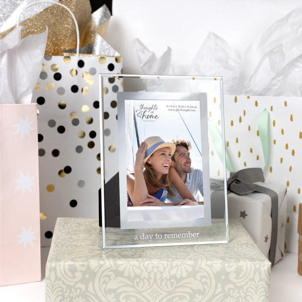 Pavilion Gift Company Remember 6.25" X 8.25" Frame (Holds 4" X 6" Photo)