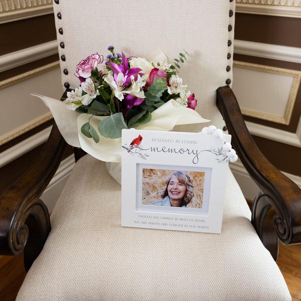 Pavilion Gift Company Reserved In Loving Memory Reserved Seat Photo Frame (Holds 6" X 4" Photo)