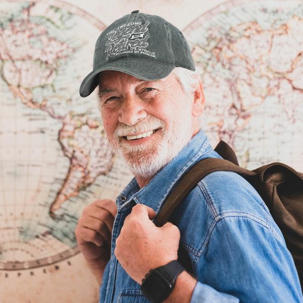 Pavilion Gift Company Retired Dark Gray Washed Cotton Twill Hat