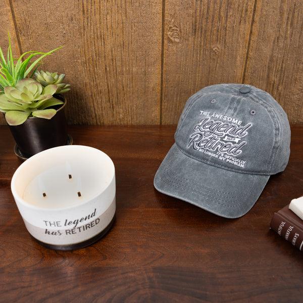 Pavilion Gift Company Retired Dark Gray Washed Cotton Twill Hat
