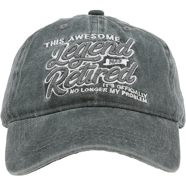 pavilion gift company Retired Dark Gray Washed Cotton Twill Hat