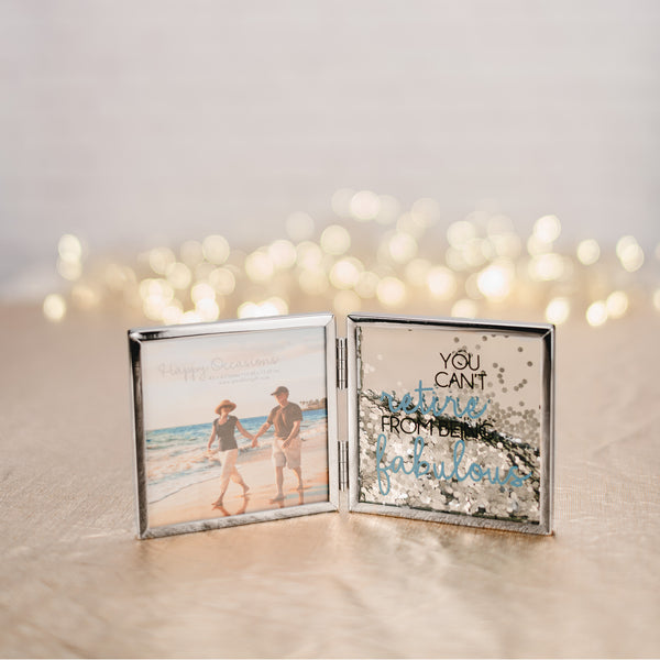 Pavilion Gift Company Retired & Fabulous 4.75" Hinged Sentiment Frame