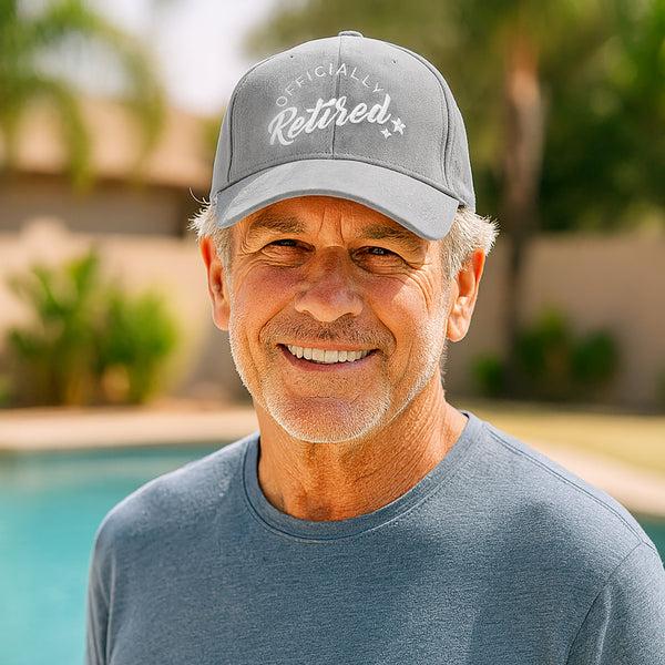 Pavilion Gift Company Retired Gray Adjustable Suede Hat