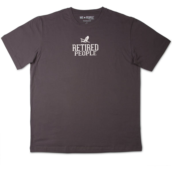 Pavilion Gift Company Retired People Medium Charcoal Unisex T-Shirt