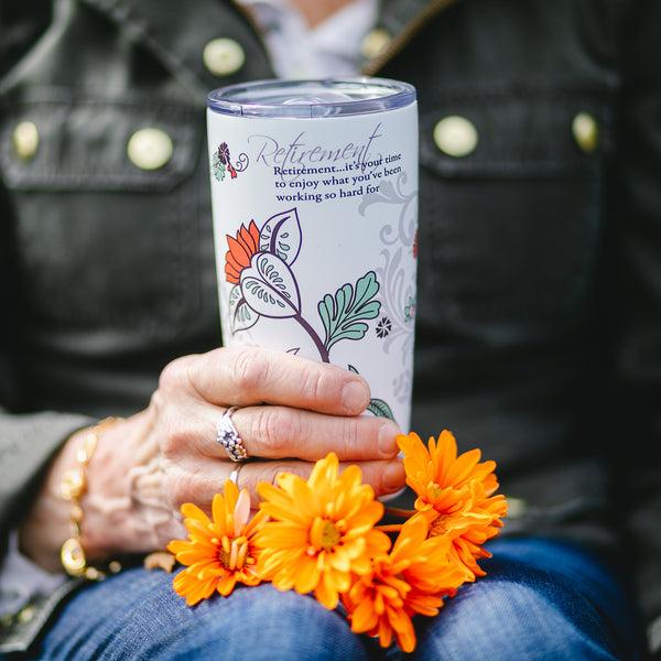 Pavilion Gift Company Retirement 20 Oz Travel Tumbler