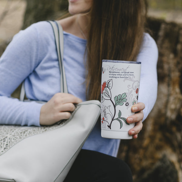 Pavilion Gift Company Retirement 20 Oz Travel Tumbler