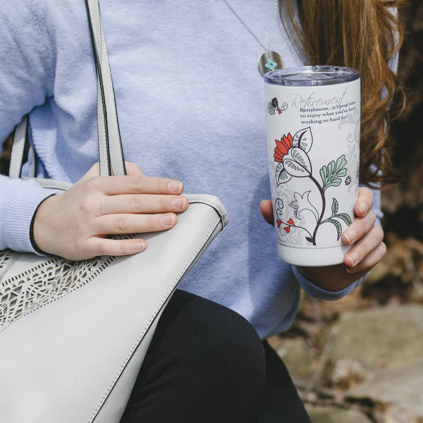 Pavilion Gift Company Retirement 20 Oz Travel Tumbler