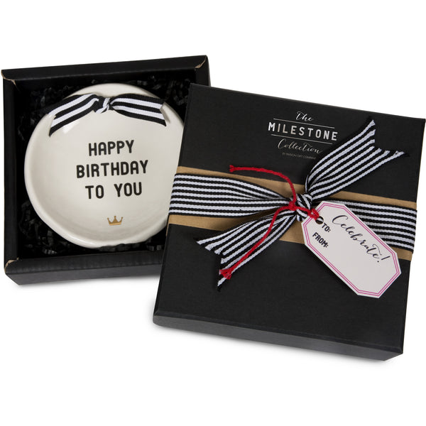 Pavilion Gift Company Retirement 4.25" Diameter Round Keepsake Dish