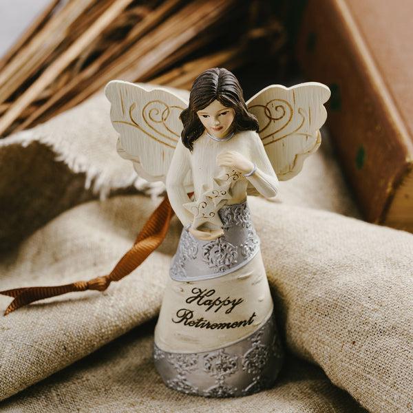 Pavilion Gift Company Retirement 4.5" Angel Ornament