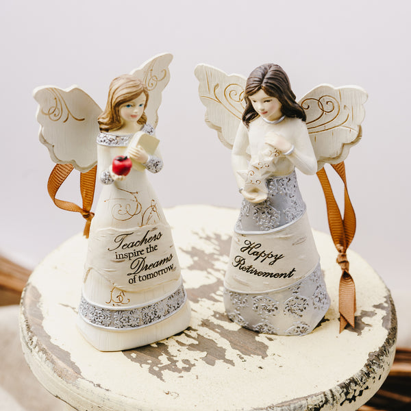 Pavilion Gift Company Retirement 4.5" Angel Ornament