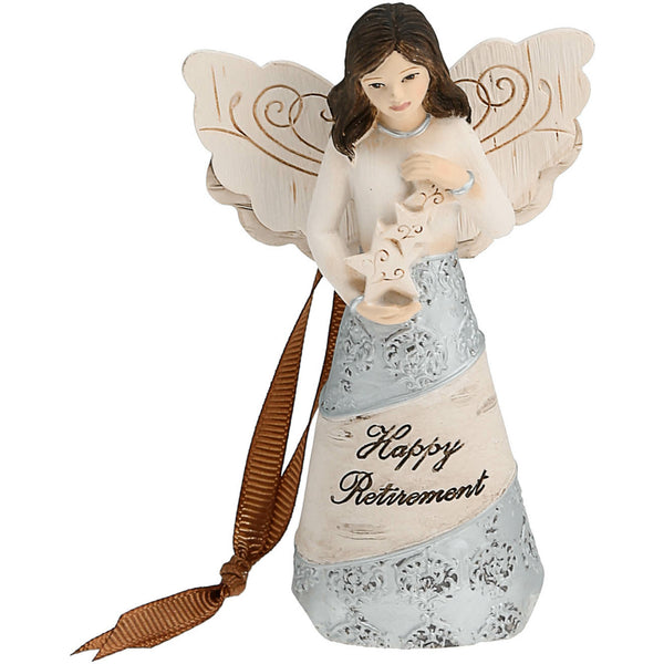 pavilion gift company Retirement 4.5" Angel Ornament