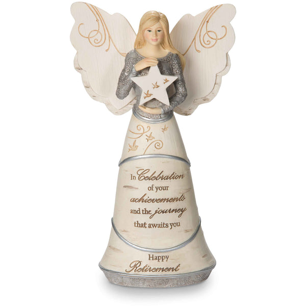 pavilion gift company Retirement 6.5" Angel Holding Star