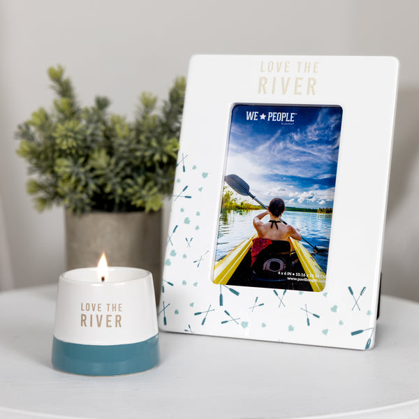 Pavilion Gift Company River 4 Oz - 100% Soy Wax Candle Scent: Tranquility