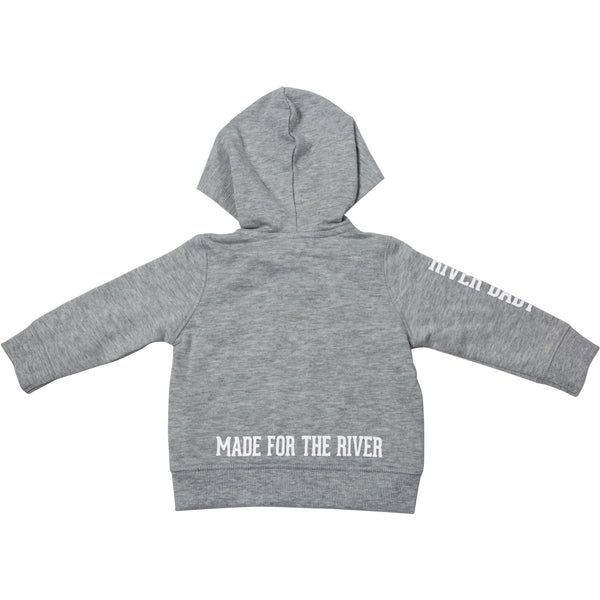 Pavilion Gift Company River 6-12 Months Gray Hoodie