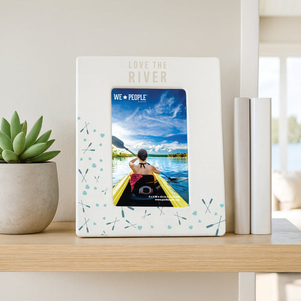 Pavilion Gift Company River 6.25" X 8.25" Frame (Holds 4" X 6" Photo)